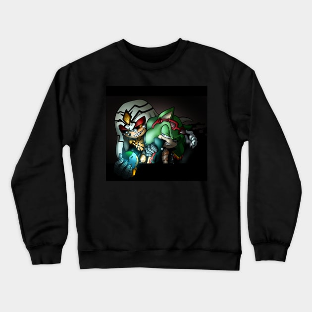 Scourge and Dr. Finitevus Crewneck Sweatshirt by Cassidythehedgehog1